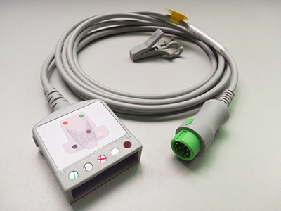 监护仪心电五导电缆